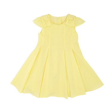 Toddler Crinkle Lemon Dress